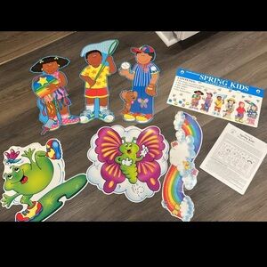 Colorful Carson Dellosa Vintage Spring Cutout Set